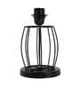 Opaline Multicolour Cotton Shade Night Lamp With Metal Base
