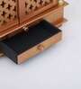 Sheesham Wood & MDF Floor Rested Mandir With Door