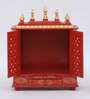 Sheesham Wood & MDF Floor Rested Mandir With Door