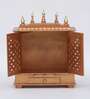 Sheesham Wood & MDF Floor Rested Mandir With Door