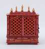 Sheesham Wood & MDF Floor Rested Mandir Without Door