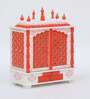 Sheesham Wood & MDF Pooja Mandir With Door