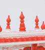 Sheesham Wood & MDF Pooja Mandir With Door