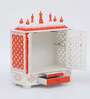 Sheesham Wood & MDF Pooja Mandir With Door