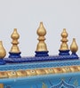 Multicolor Sheesham Wood & MDF Floor Rested Mandir Without Door
