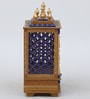 Multicolor Sheesham Wood & MDF Floor Rested Mandir Without Door