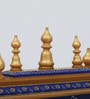 Multicolor Sheesham Wood & MDF Floor Rested Mandir Without Door