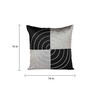 Multicolor Silk Geometric 16x16 inches Cushion Covers (Pack of 5)