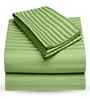 Green Solid 180 TC Cotton King Sized Bedsheet with 2 Pillow Covers