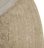Multicolor Solid Blended Linen 3 ft x 5 ft Machine Made Carpet