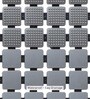 Multicolor Solid PVC 34x15 Inches Antiskid Shower Bath Mat