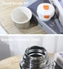 Multicolor Stainless Steel Vacuum Flask Bottle with Cup Lid (Assorted Color)