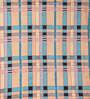 Multicolor Striped 300 TC Cotton Fitted Single Bedsheet with 1 Pillow Cover