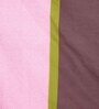 Multicolor Stripes 300 TC Cotton Blend Double King Sized Bedsheet With 2 Pillow Covers