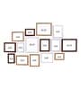 Memories Set Of 15 Multicolor Synthetic Wood Collage Photo Frames
