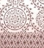 Light Brown Traditional 144 TC 100% Cotton King Size Bedsheet With 2 Pillow Covers