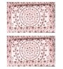 Light Brown Traditional 144 TC 100% Cotton King Size Bedsheet With 2 Pillow Covers