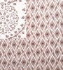 Light Brown Traditional 144 TC 100% Cotton King Size Bedsheet With 2 Pillow Covers