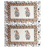 Mustard Traditional 180 TC 100% Cotton King Size Bedsheet With 2 Pillow Covers