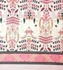 Pink Traditional 180 TC 100% Cotton King Size Bedsheet With 2 Pillow Covers