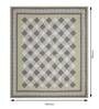 Green Geometric 240 TC Cotton King Sized Bed Sheets with 2 Pillow Covers