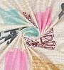 Multicolor Geometric 240 TC Cotton King Sized Bed Sheets with 2 Pillow Covers