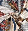 Multicolor Traditional 240 TC Cotton King Sized Bed Sheets with 2 Pillow Covers