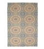 Multicolor Traditional Cotton Mandala Art Print 3 ft x 6 ft Hand Woven Dhurries
