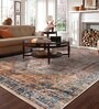 Multicolor Traditional Polypropylene 3 ft x 5 ft Machine Made Carpet