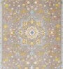 Multicolor Traditional Polypropylene 4 ft x 6 ft Machine Made Carpet
