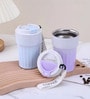 Multicolor Travel Coffee Tumbler with Lid & Strap (Assorted Color)