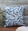 Blue Velvet Floral 16x16 inches Cushion Covers (1Pc)