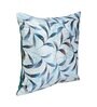 Blue Velvet Floral 16x16 inches Cushion Covers (Pack of 2)