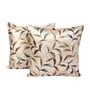 Multicolor Velvet Floral 16x16 inches Cushion Covers (Pack of 2)