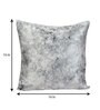 Grey Velvet Solid 16x16 inches Cushion Covers (Pack of 2)