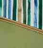 Green Velvet Striped 12X12 Inches Cushion Covers (Pack of 5)