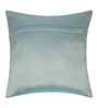 Blue Velvet Striped 12X12 Inches Cushion Covers (Pack of 5)