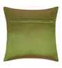 Green Velvet Striped 12X12 Inches Cushion Covers (Pack of 5)