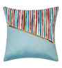 Multicolor Velvet Striped 16X16 Inches Cushion Covers (Pack of 5)