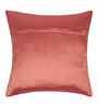 Multicolor Velvet Striped 24X24 Inches Cushion Covers (Pack of 2)