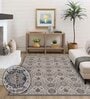 Multicolor Vintage Polyester 4' X 6' Machine Made Carpet