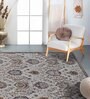 Multicolor Vintage Polyester 4' X 6' Machine Made Carpet