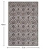 Multicolor Vintage Polyester 6' X 9' Machine Made Carpet