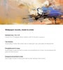 Amber Storm Abstract Vinyl Abstract Self Adhesive Wallpaper (3 ft X 3 ft)