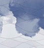 Indigo Cloud Wash Vinyl Abstract Self Adhesive Wallpaper (3 ft X 3 ft)