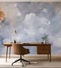 Amber Sky Abstract Vinyl Abstract Self Adhesive Wallpaper (3 ft X 3 ft)