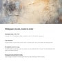 Grey Gold Wash Vinyl Abstract Self Adhesive Wallpaper (3 ft X 3 ft)