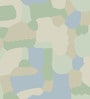 Sage Organic Shapes Vinyl Abstract Self Adhesive Wallpaper (3 ft X 3 ft)