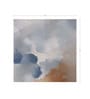 Dusty Blue Cloudscape Vinyl Abstract Self Adhesive Wallpaper (3 ft X 3 ft)