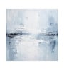 Slate Blue Strokes Vinyl Abstract Self Adhesive Wallpaper (3 ft X 3 ft)